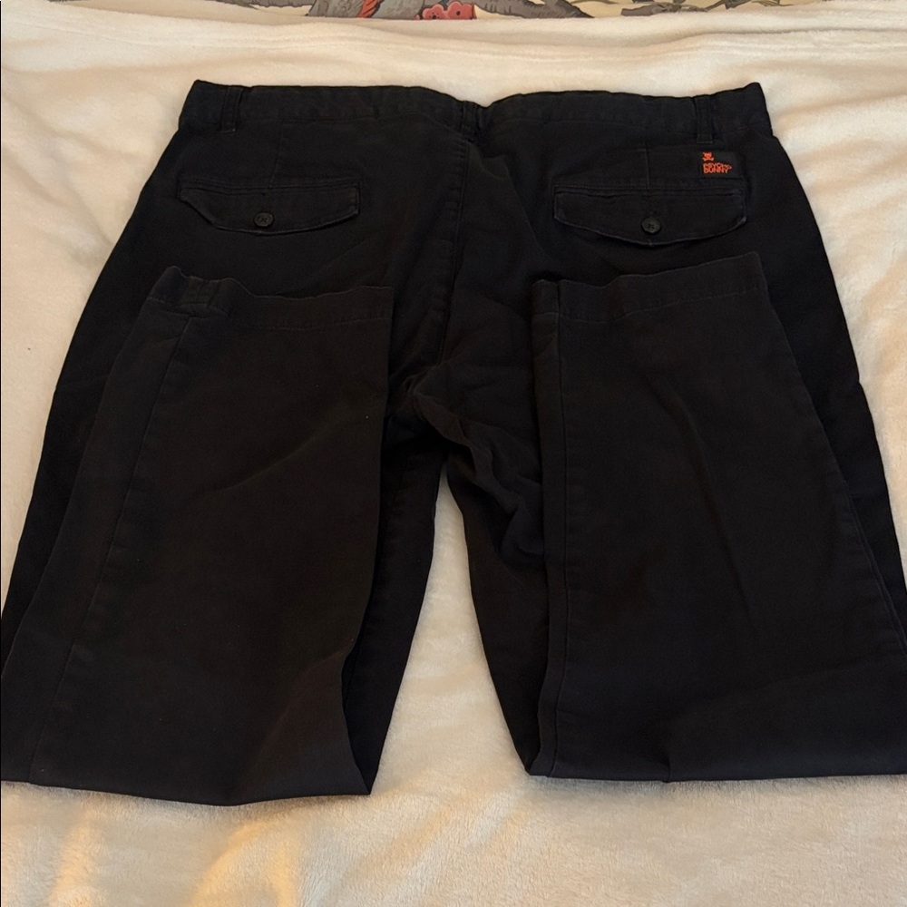 Psycho Bunny Black Chino Pants